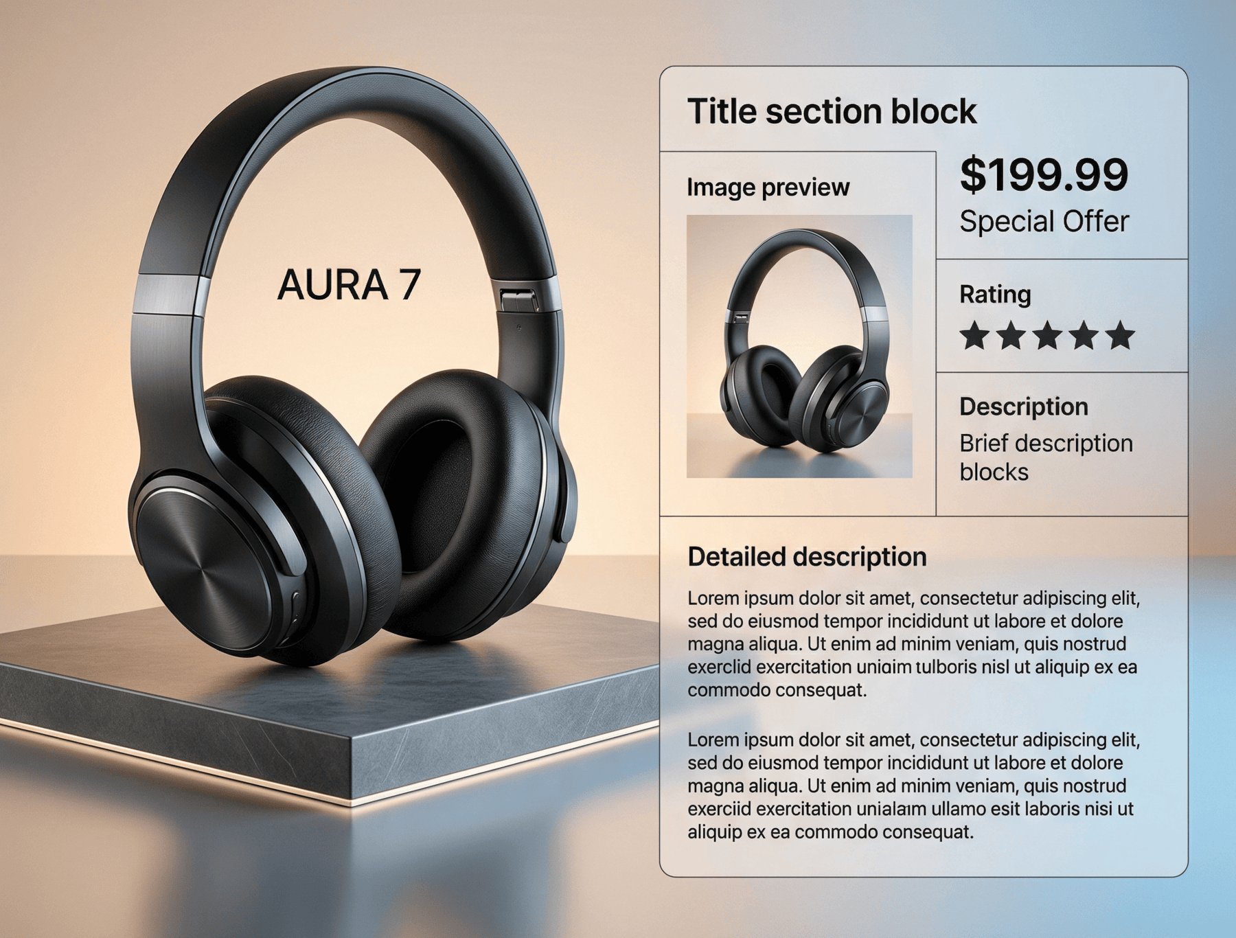 AI Product Listing Preview